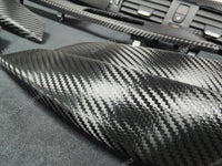 BMW F30 F31 F36 F80 LCI INTERIOR TRIM SET - TEXTURED CARBON / GLOSS BLACK ACCENT