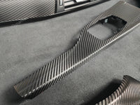 BMW F30 F31 F36 F80 LCI INTERIOR TRIM SET - TEXTURED CARBON / GLOSS BLACK ACCENT