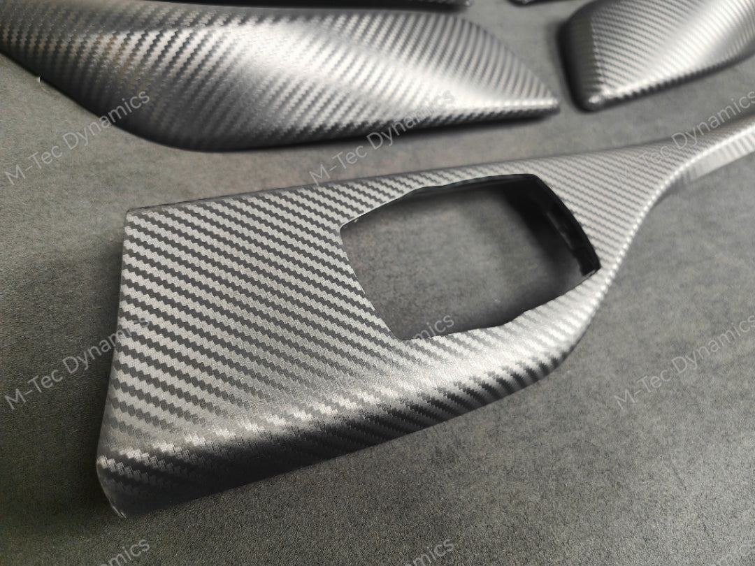 BMW F21 / F22 LCI-2 INTERIOR TRIM SET - 3D CARBON / SILVER ACCENT