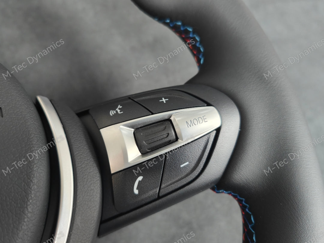 BMW F-SERIES NAPPA LEATHER TRI-STITCH STEERING WHEEL (MANUAL) - BMW 1 2 3 4 SERIES F20 F22 F30 F32 M2 M3 M4