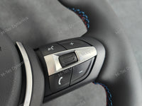 BMW F-SERIES NAPPA LEATHER TRI-STITCH STEERING WHEEL (MANUAL) - BMW 1 2 3 4 SERIES F20 F22 F30 F32 M2 M3 M4
