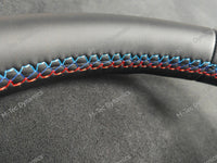 BMW F-SERIES NAPPA LEATHER TRI-STITCH STEERING WHEEL (AUTO) - BMW 1 2 3 4 SERIES F20 F22 F30 F32 M2 M3 M4
