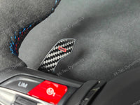 BMW F-SERIES NAPPA LEATHER TRI-STITCH / ALCANTARA / RED RING STEERING WHEEL - BMW 1 2 3 4 5 X SERIES