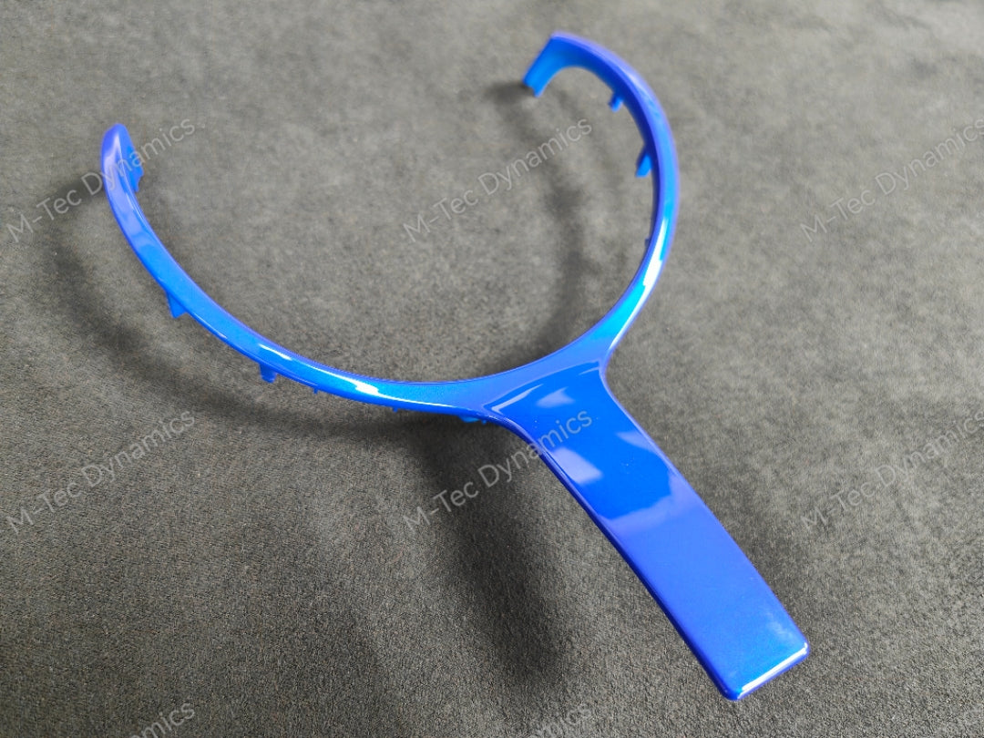 BMW F-SERIES BLUE M-SPORT STEERING WHEEL TRIM - 1/2/3/4/5 SERIES F1X F2X F3X