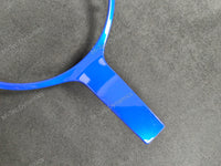 BMW F-SERIES BLUE M-SPORT STEERING WHEEL TRIM - 1/2/3/4/5 SERIES F1X F2X F3X