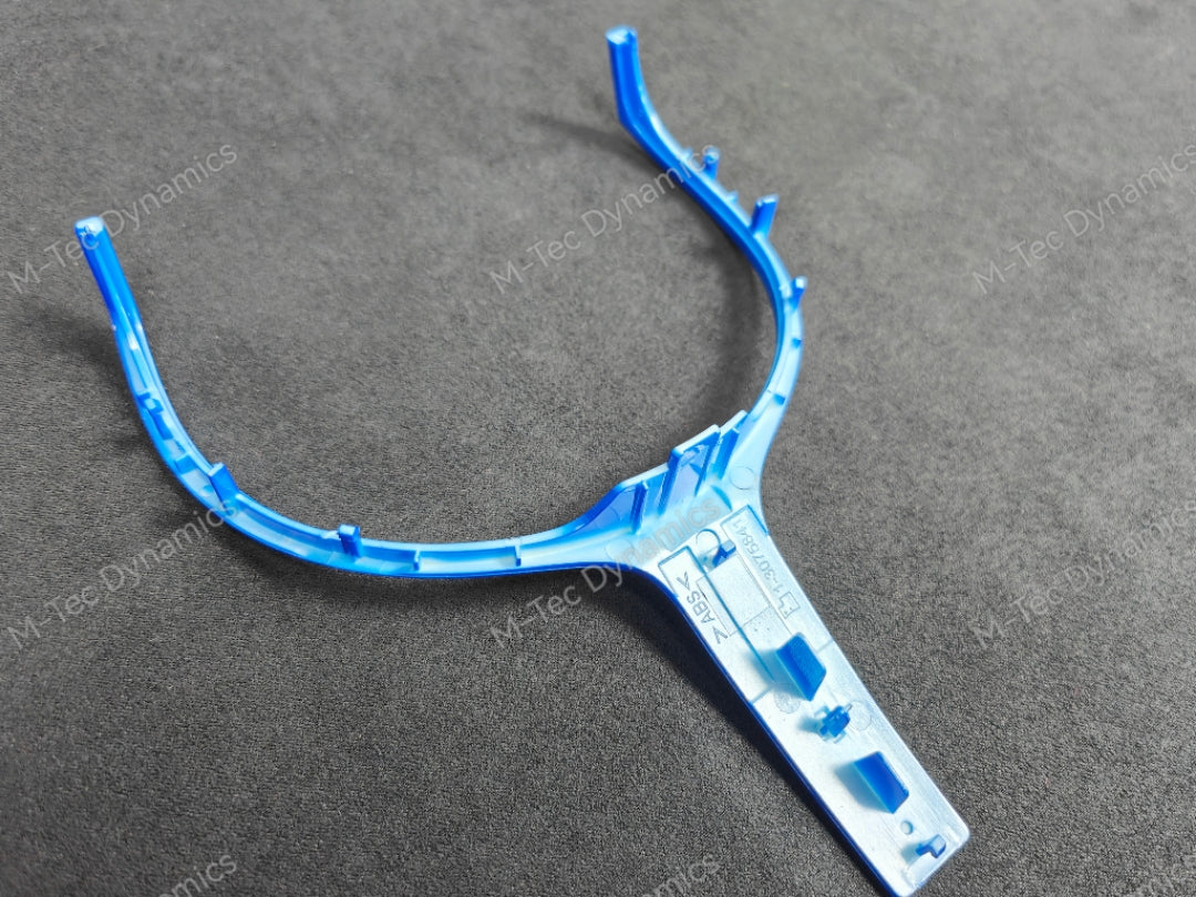 BMW F-SERIES BLUE M-SPORT STEERING WHEEL TRIM - 1/2/3/4/5 SERIES F1X F2X F3X
