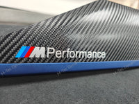 BMW F32 COUPE F82 M4 INTERIOR TRIM SET - 4D CARBON / BLUE ACCENT