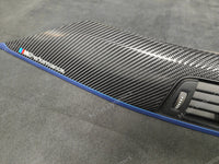 BMW F32 COUPE F82 M4 INTERIOR TRIM SET - 4D CARBON / BLUE ACCENT