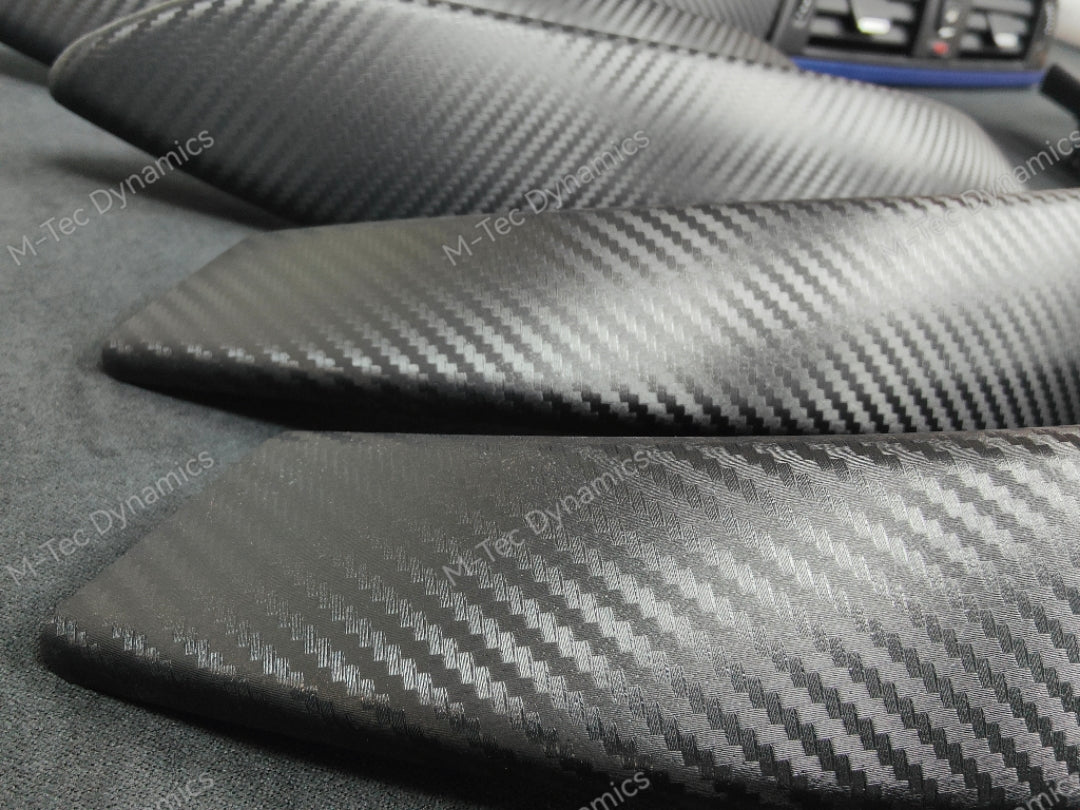 BMW F30 F31 F36 F80 LCI INTERIOR TRIM SET - 3D CARBON / BLUE ACCENT