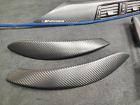 BMW F32 COUPE LCI INTERIOR TRIM SET - 3D CARBON / BLUE ACCENT
