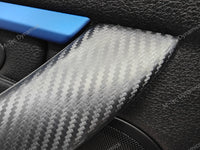 WRAPPING SERVICE - BMW F3X INTERIOR TRIM SET - 3D CARBON / BLUE ACCENT (F30 F31 F32 F33 F36)