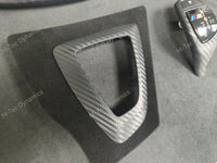 WRAPPING SERVICE - BMW F3X INTERIOR TRIM SET - 3D CARBON / ALCANTARA / BLUE ACCENT - (F30 F31 F32 F33 F36)