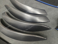 WRAPPING SERVICE - BMW F3X INTERIOR TRIM SET - 3D CARBON / ALCANTARA / BLUE ACCENT - (F30 F31 F32 F33 F36)