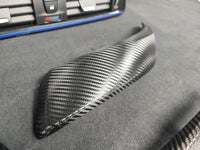 BMW F21 F22 LCI-2 CUSTOM INTERIOR TRIM SET - TEXTURED CARBON / BLUE ACCENT