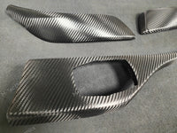 BMW F21 F22 LCI-2 CUSTOM INTERIOR TRIM SET - TEXTURED CARBON / BLUE ACCENT