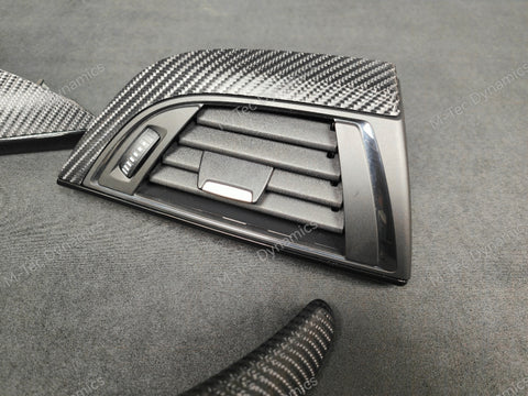 BMW F21 F22 INTERIOR TRIM SET - 4D CARBON / GLOSS BLACK ACCENT