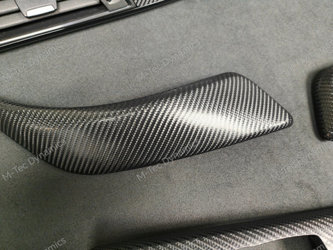 BMW F21 F22 INTERIOR TRIM SET - 4D CARBON / GLOSS BLACK ACCENT