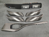 BMW F20 LCI-2 PERFORMANCE STYLE INTERIOR TRIM SET - TEXTURED CARBON / ALCANTARA