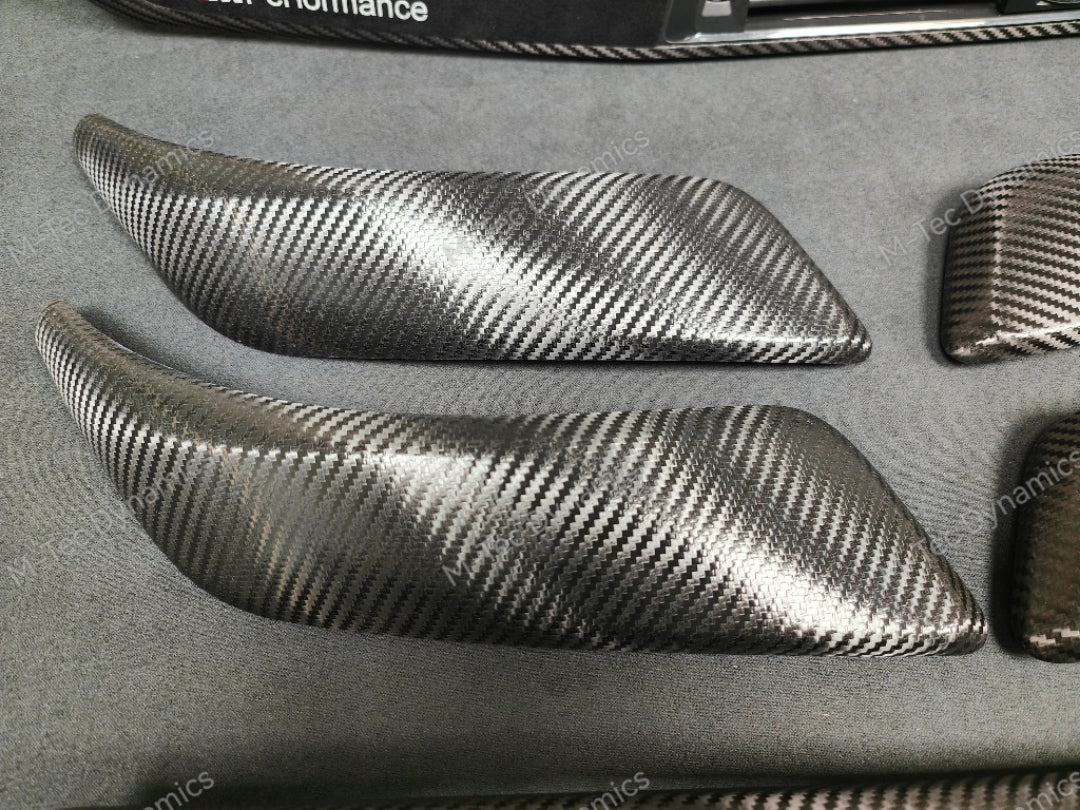 BMW F20 LCI-2 PERFORMANCE STYLE INTERIOR TRIM SET - TEXTURED CARBON / ALCANTARA
