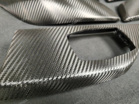 BMW F21 F22 LCI-2 PERFORMANCE STYLE INTERIOR TRIM SET - DEEP TEXTURED GLOSSY CARBON (MTD-TEX)