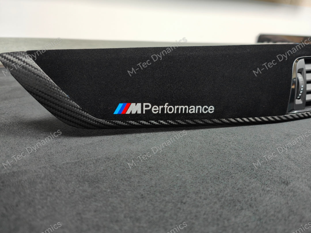 BMW F21 F22 LCI-2 PERFORMANCE STYLE INTERIOR TRIM SET - TEXTURED CARBON / ALCANTARA