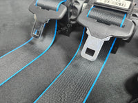 BMW 1-SERIES E81 / E82 COUPE (1M) - FRONT & REAR SEAT BELT SET (BLUE EDGE)