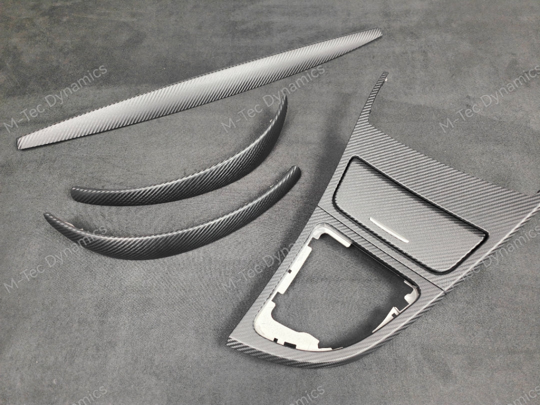 BMW E87 5DR HATCH INTERIOR TRIM SET - 3D BLACK CARBON