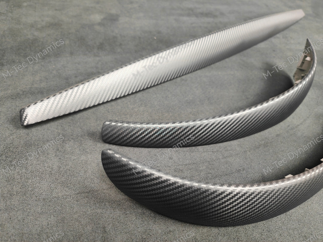 BMW E87 5DR HATCH INTERIOR TRIM SET - 3D BLACK CARBON