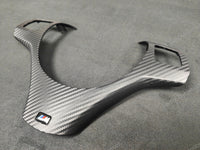 BMW E90 E91 E92 E93 M-SPORT BLACK CARBON STEERING COVER TRIM