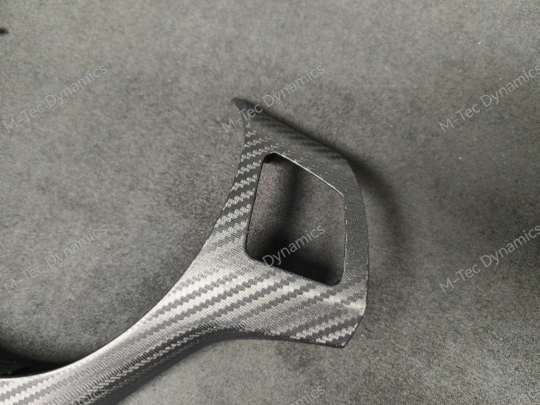BMW E90 E91 E92 E93 M-SPORT BLACK CARBON STEERING COVER TRIM