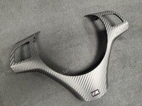 BMW E90 E91 E92 E93 M-SPORT BLACK CARBON STEERING COVER TRIM