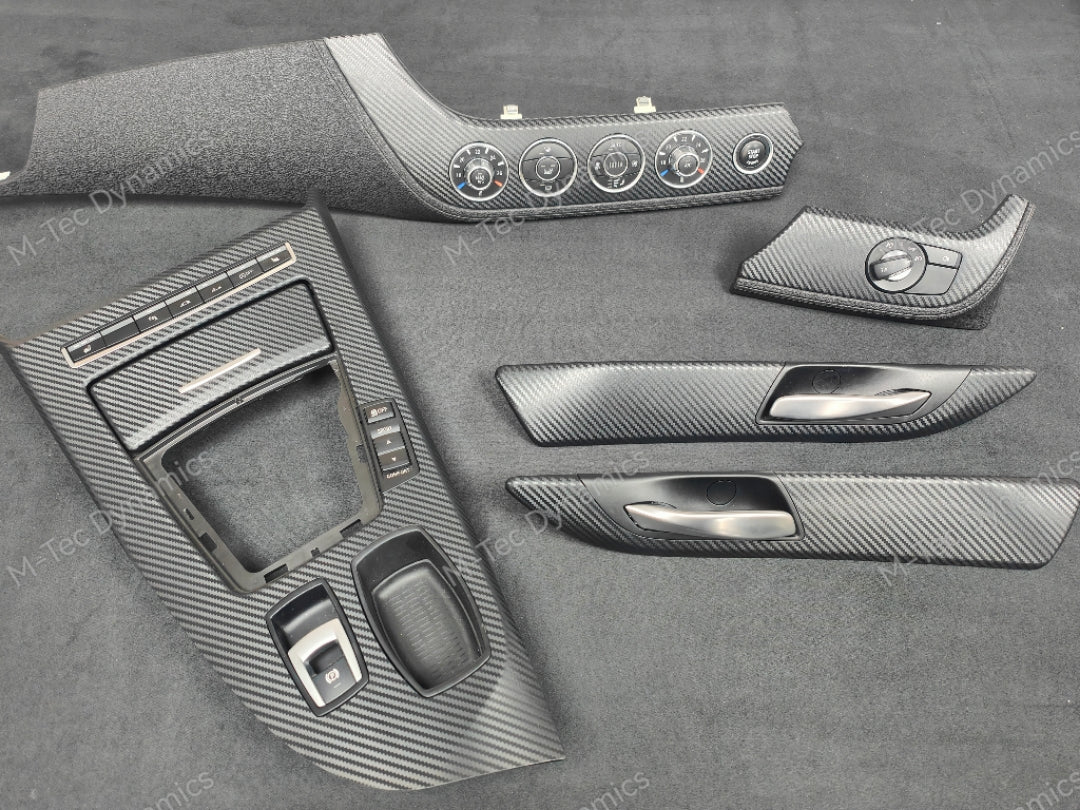 BMW Z4 E89 INTERIOR TRIM SET - 3D BLACK CARBON