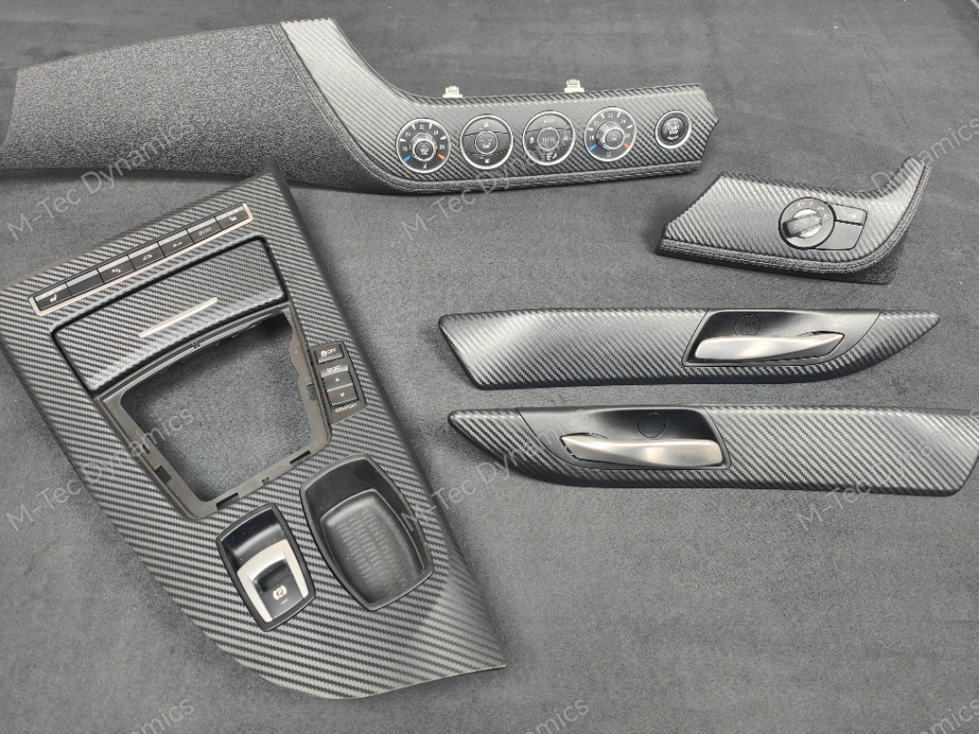 BMW Z4 E89 INTERIOR TRIM SET - 3D BLACK CARBON