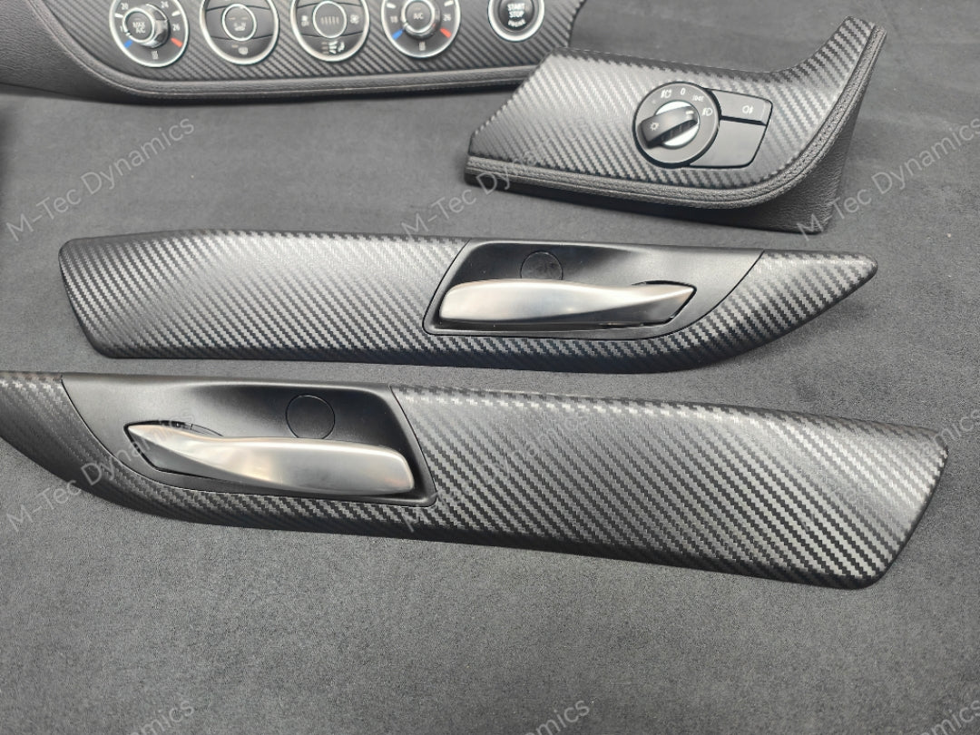 BMW Z4 E89 INTERIOR TRIM SET - 3D BLACK CARBON