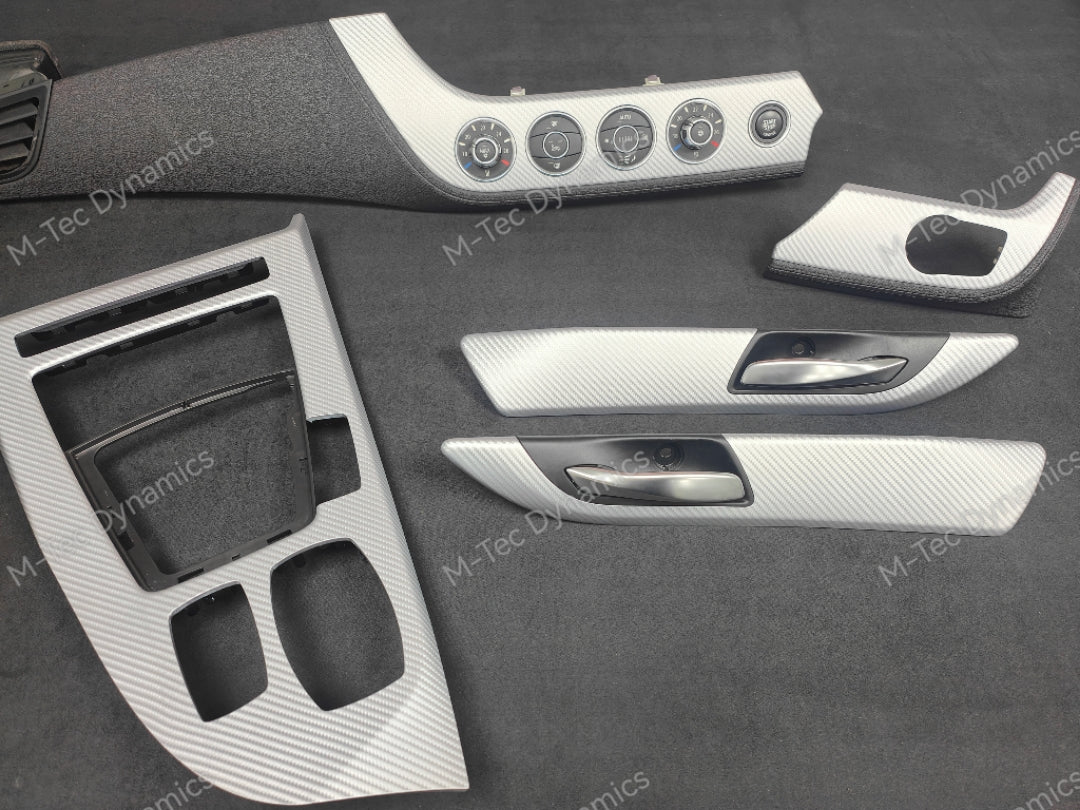 BMW Z4 E89 INTERIOR TRIM SET - 4D SILVER CARBON