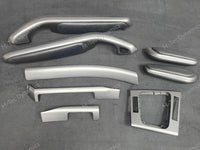 REMOVAL, WRAP & REFIT SERVICE - BMW E46 COUPE / CONVERTIBLE INTERIOR TRIM SET - SHADOW GREY