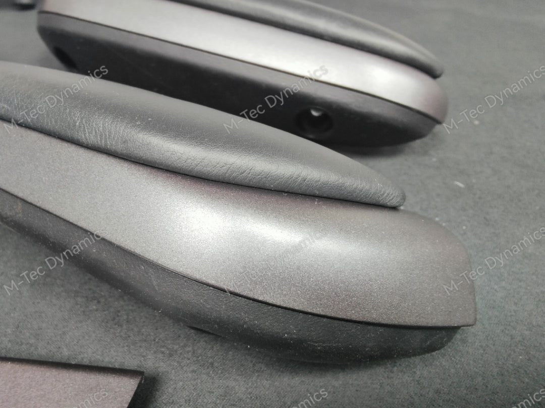 REMOVAL, WRAP & REFIT SERVICE - BMW E46 COUPE / CONVERTIBLE INTERIOR TRIM SET - SHADOW GREY