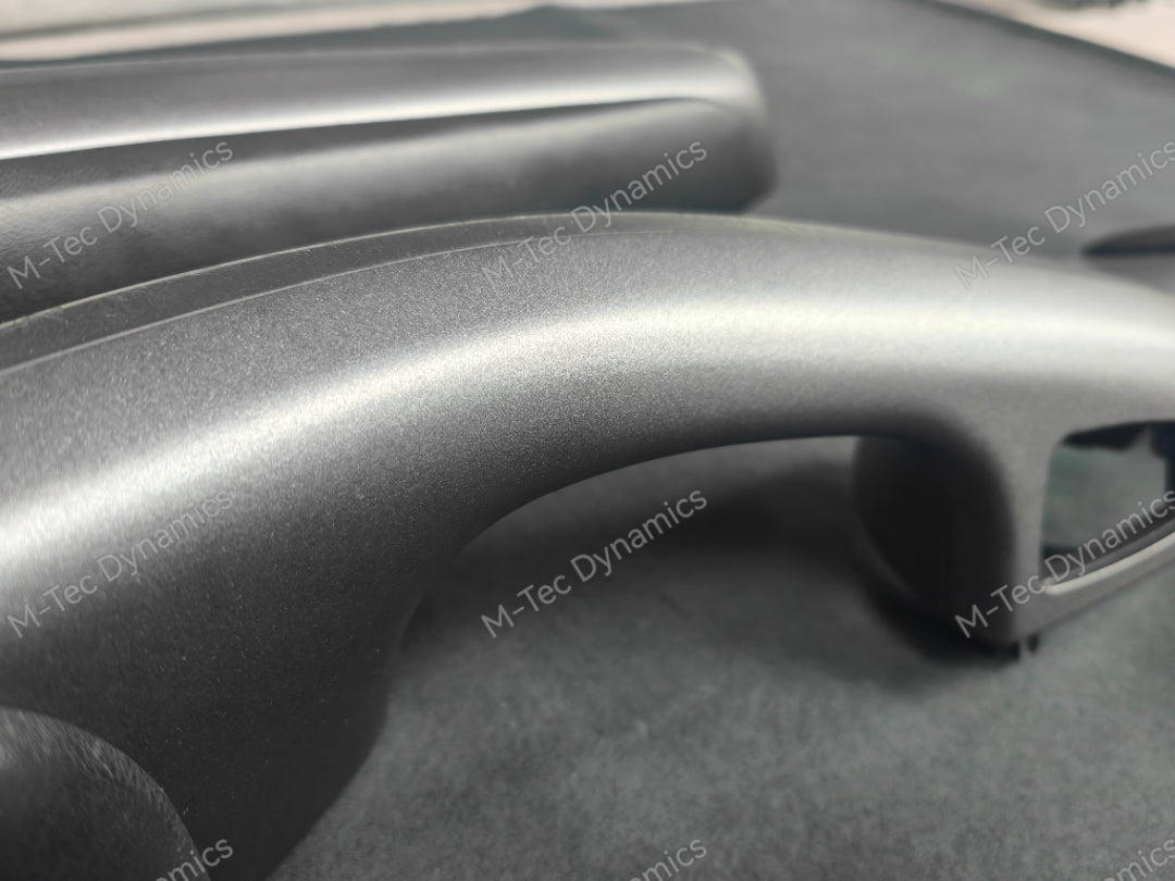 REMOVAL, WRAP & REFIT SERVICE - BMW E46 COUPE / CONVERTIBLE INTERIOR TRIM SET - SHADOW GREY