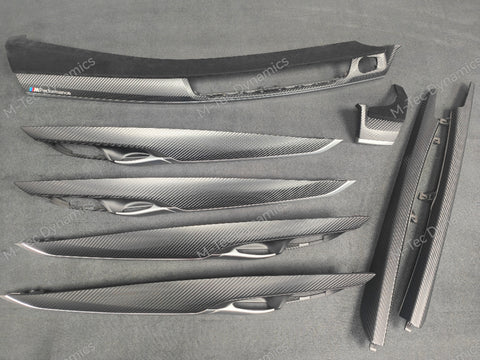 BMW X5 F15 INTERIOR TRIM SET - PERFORMANCE STYLE 3D CARBON / ALCANTARA