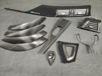 WRAPPING SERVICE - BMW F3X INTERIOR TRIM SET - PERFORMANCE STYLE / TEXTURED CARBON (F30 F31 F32 F33 F36)
