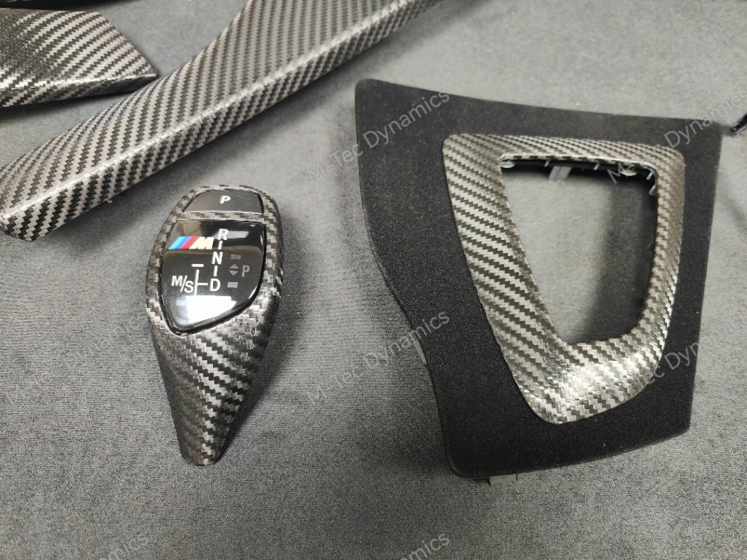 WRAPPING SERVICE - BMW F3X INTERIOR TRIM SET - PERFORMANCE STYLE / TEXTURED CARBON (F30 F31 F32 F33 F36)