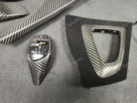 WRAPPING SERVICE - BMW F3X INTERIOR TRIM SET - PERFORMANCE STYLE / TEXTURED CARBON (F30 F31 F32 F33 F36)