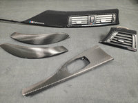 WRAPPING SERVICE - BMW F3X INTERIOR TRIM SET - PERFORMANCE STYLE / TEXTURED CARBON (F30 F31 F32 F33 F36)