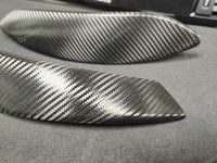 BMW F30 F31 F36 F80 LCI INTERIOR TRIM SET - TEXTURED CARBON / ALCANTARA STYLE  / BLACK ACCENT