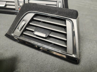 BMW F32 COUPE INTERIOR TRIM SET - TEXTURED CARBON / ALCANTARA STYLE  / BLACK ACCENT