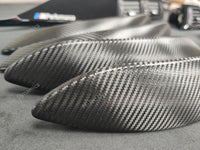BMW F30 F31 F36 F80 LCI INTERIOR TRIM SET - TEXTURED CARBON / ALCANTARA STYLE  / BLACK ACCENT