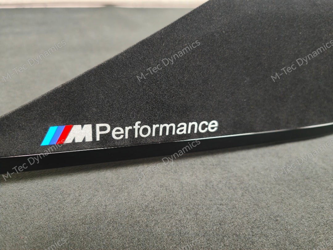 BMW F30 F31 F36 F80 LCI INTERIOR TRIM SET - TEXTURED CARBON / ALCANTARA STYLE  / BLACK ACCENT