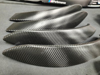 WRAPPING SERVICE - BMW F3X INTERIOR TRIM SET - TEXTURED CARBON / GLOSS BLACK ACCENT - (F30 F31 F32 F33 F36)