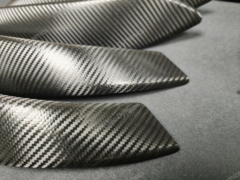 BMW F30 F80 M3 3-SERIES INTERIOR TRIM SET - DEEP TEXTURED GLOSSY CARBON / GLOSS BLACK ACCENT (MTD-TEX)