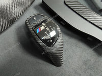 WRAPPING SERVICE - BMW F3X INTERIOR TRIM SET - TEXTURED CARBON / GLOSS BLACK ACCENT - (F30 F31 F32 F33 F36)